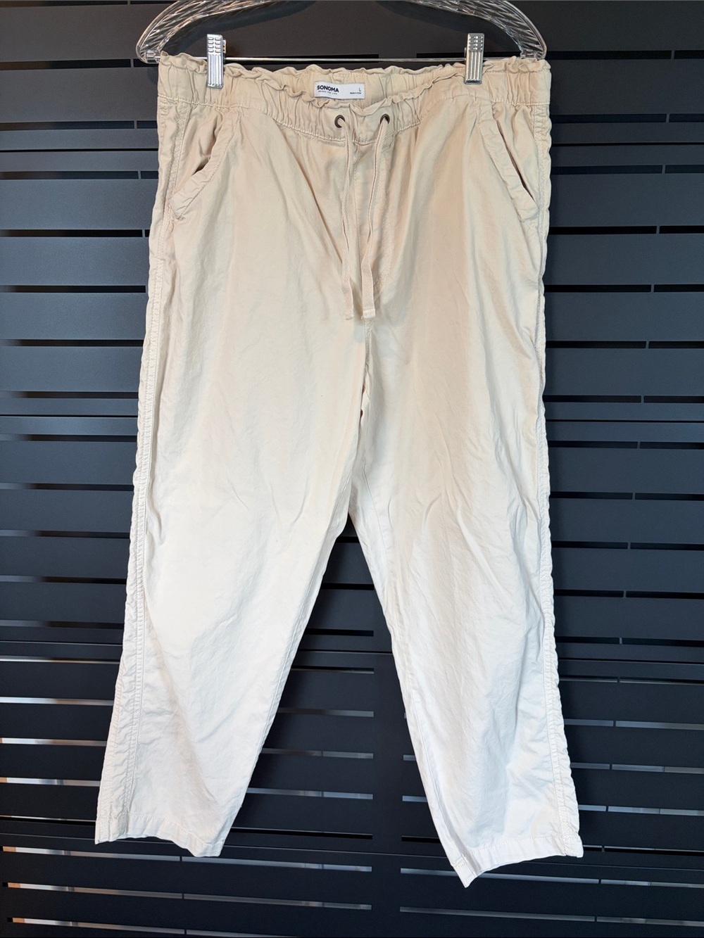 Sonoma Drawstring Lightweight Ankle Pant